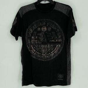 American Fighter Men’s Black and Gold Shirt